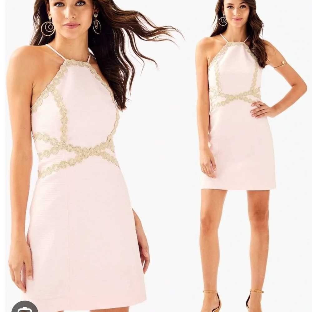 LILY PULITZER PEARL SHIFT PINK DRESS - Size 6